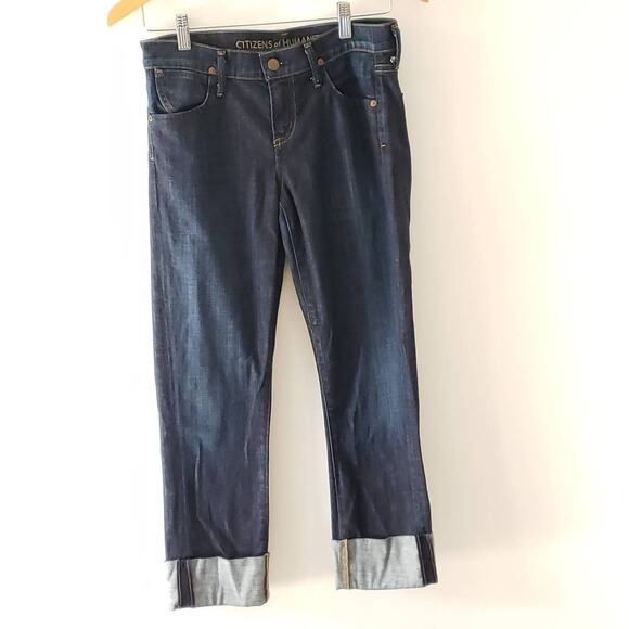 Citizens of Humanity Dani Cropped Straight Leg Denim Jeans 26 - Picture 5 of 11
